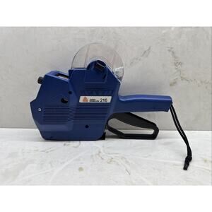 SATO AVERY DENNISON 216 Price Sticker Gun Retail Store Worker Blue 2 Line